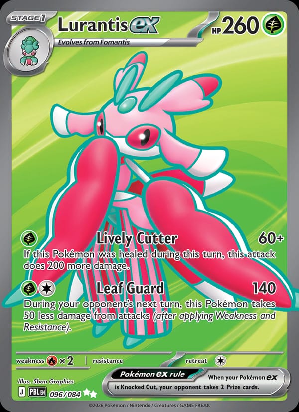 Lurantis ex 096/084 Pitch Black Pokémon card