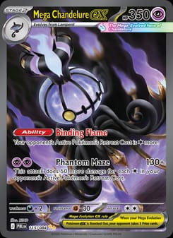 Mega Chandelure ex 115/084 Special Illustration Rare – Pitch Black Pokémon card