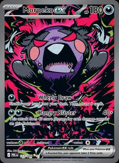 Morpeko ex 117/084 Special Illustration Rare – Pitch Black Pokémon card