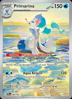 Primarina 088/084 Illustration Rare – Pitch Black Pokémon card