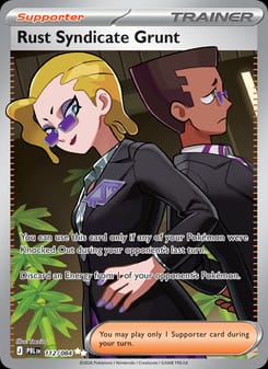 Rust Syndicate Grunt 112/084 Ultra Rare – Pitch Black Pokémon card