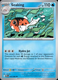 Seaking 014/084 Uncommon – Pitch Black Pokémon card