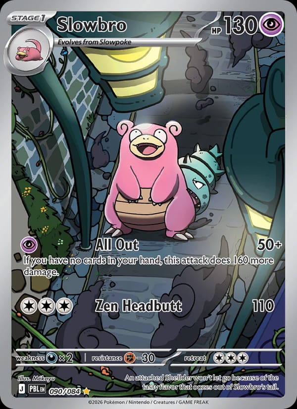 Slowbro 090/084 Pitch Black Pokémon card