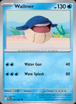 Wailmer 015/084 Common – Pitch Black Pokémon card
