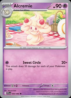 Alcremie 044/094 Uncommon – Phantasmal Flames Pokémon card