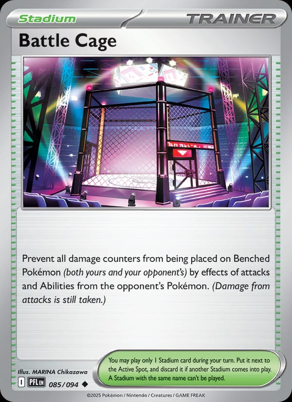 Battle Cage 085/094 Phantasmal Flames Pokémon card
