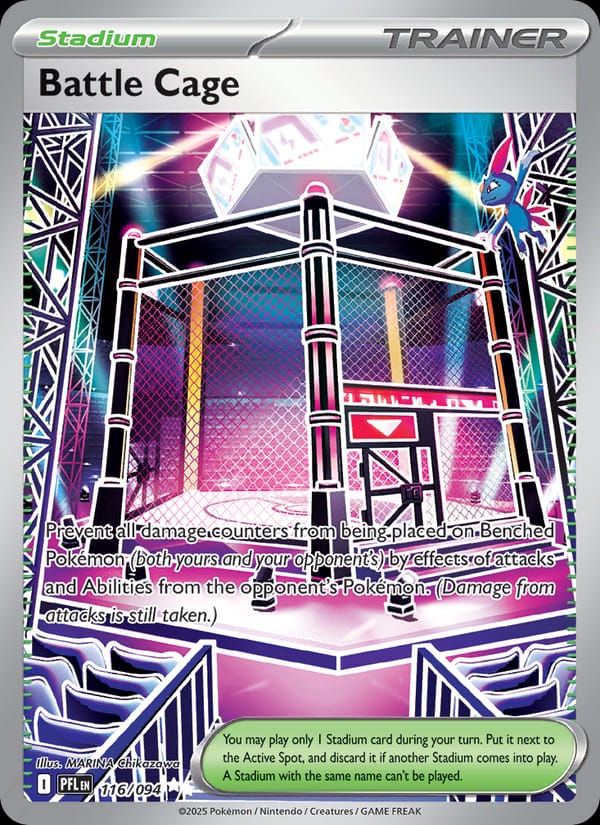 Battle Cage 116/094 Phantasmal Flames Pokémon card