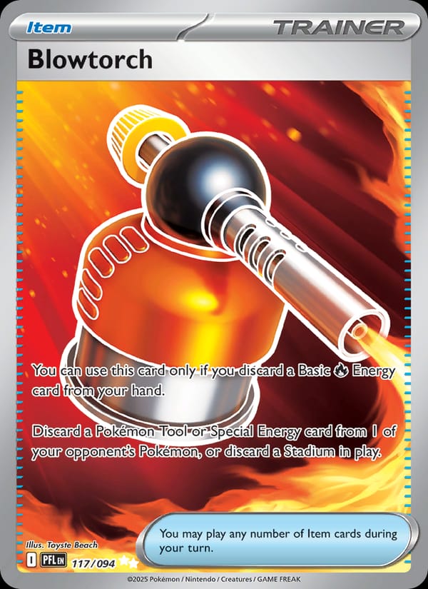Blowtorch 117/094 Phantasmal Flames Pokémon card