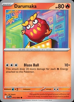 Darumaka 015/094 Common – Phantasmal Flames Pokémon card