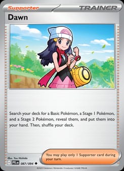 Dawn 087/094 Uncommon – Phantasmal Flames Pokémon card
