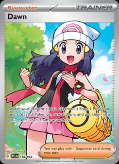 Dawn 118/094 Ultra Rare – Phantasmal Flames Pokémon card