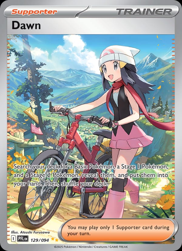 Dawn 129/094 Phantasmal Flames Pokémon card