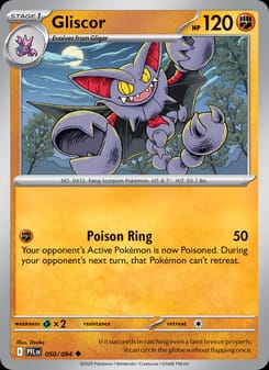 Gliscor 050/094 Uncommon – Phantasmal Flames Pokémon card