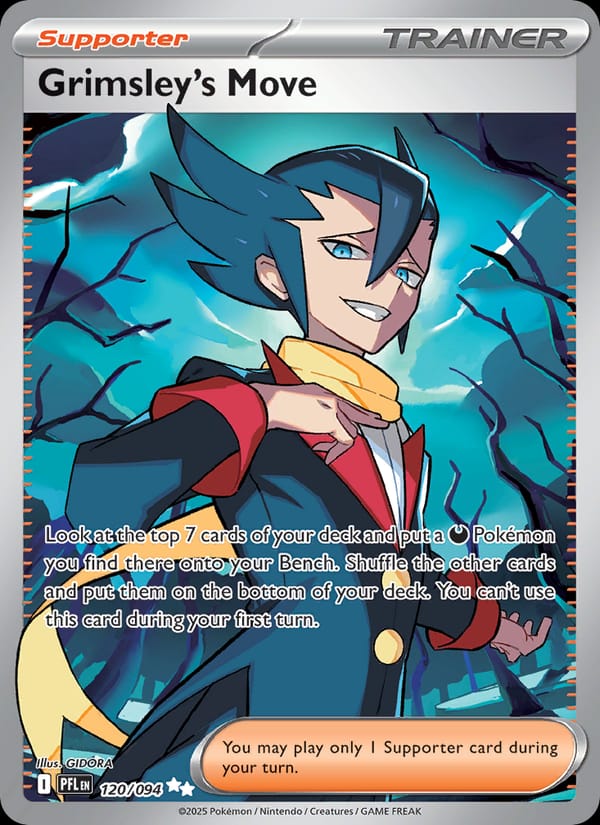 Grimsley's Move 120/094 Phantasmal Flames Pokémon card