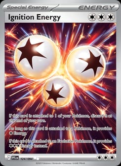 Ignition Energy 124/094 Ultra Rare – Phantasmal Flames Pokémon card