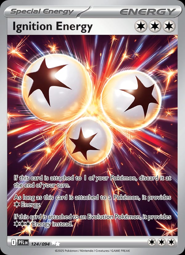 Ignition Energy 124/094 Phantasmal Flames Pokémon card