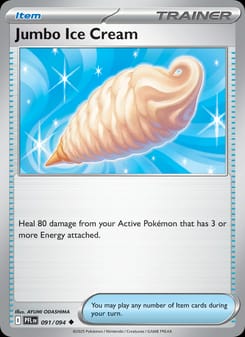 Jumbo Ice Cream 091/094 Uncommon – Phantasmal Flames Pokémon card