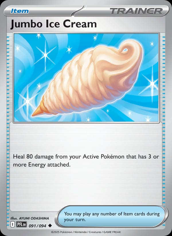 Jumbo Ice Cream 091/094 Phantasmal Flames Pokémon card