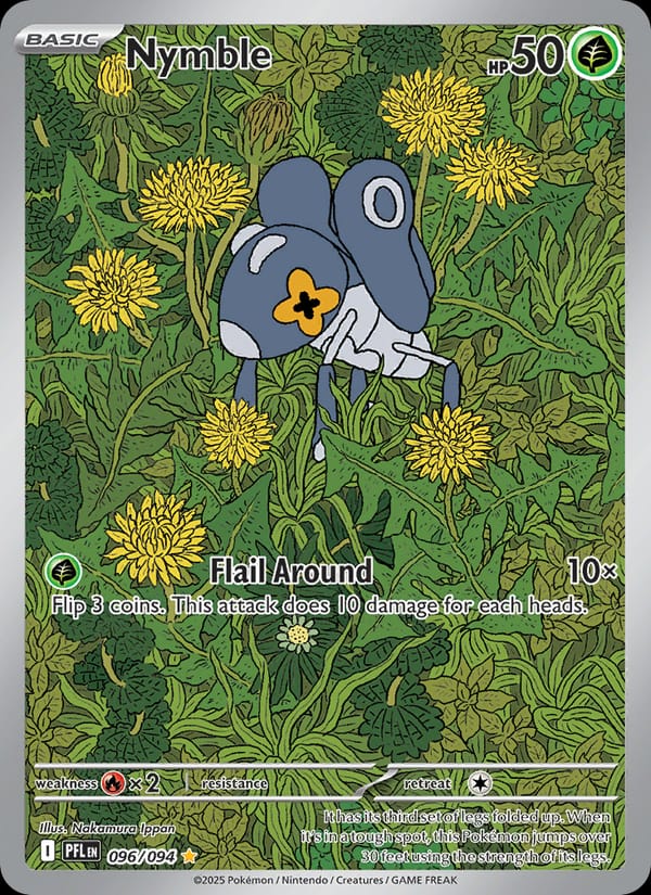 Nymble 096/094 Phantasmal Flames Pokémon card