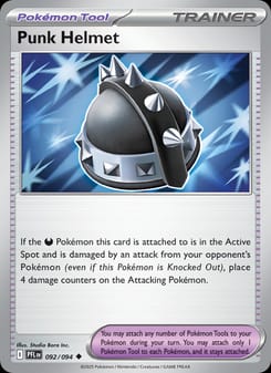 Punk Helmet 092/094 Uncommon – Phantasmal Flames Pokémon card