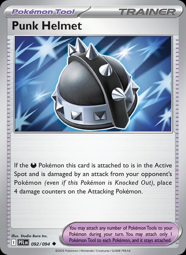 Punk Helmet 092/094 Phantasmal Flames Pokémon card