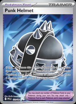 Punk Helmet 121/094 Ultra Rare – Phantasmal Flames Pokémon card