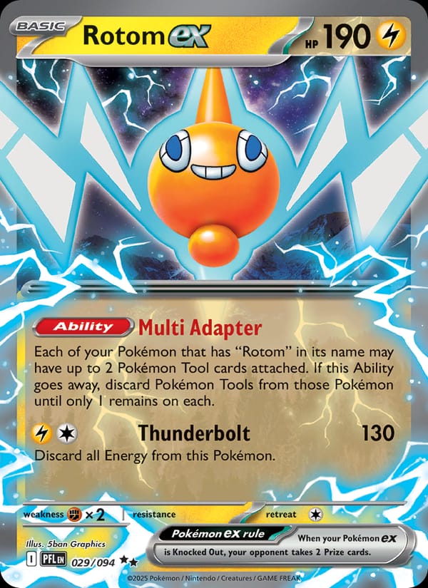 Rotom ex 029/094 Phantasmal Flames Pokémon card
