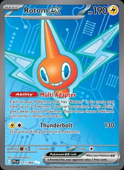 Rotom ex 111/094 Ultra Rare – Phantasmal Flames Pokémon card