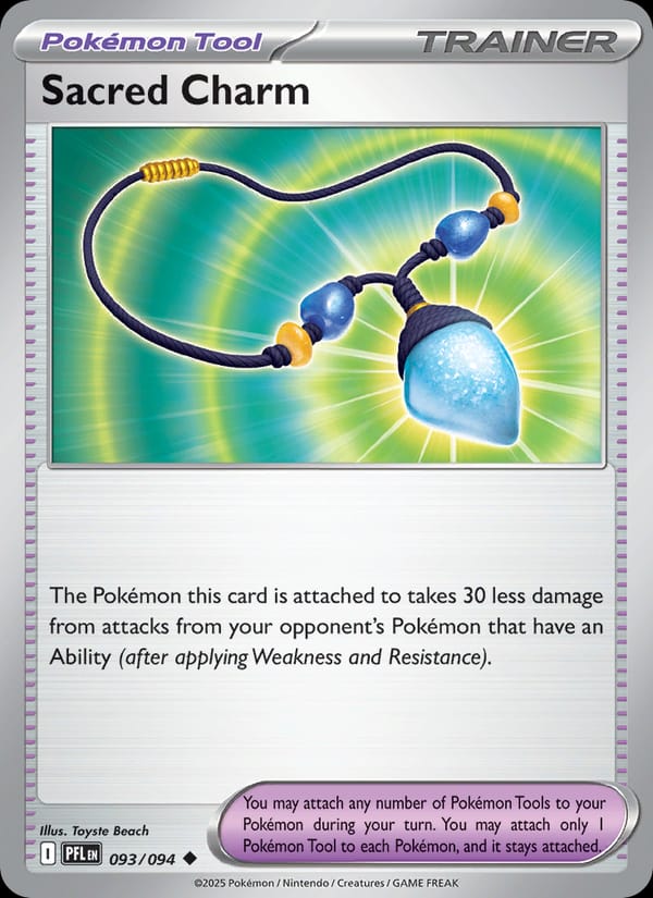 Sacred Charm 093/094 Phantasmal Flames Pokémon card