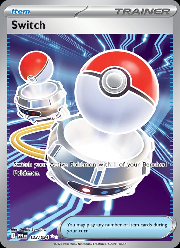 Switch 123/094 Phantasmal Flames Pokémon card