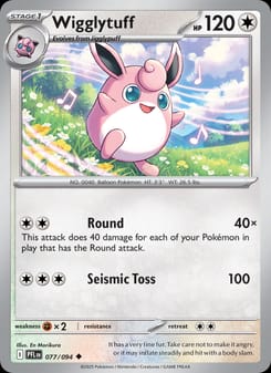 Wigglytuff 077/094 Uncommon – Phantasmal Flames Pokémon card