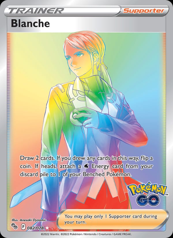 Blanche 082/078 Pokémon GO Pokémon card