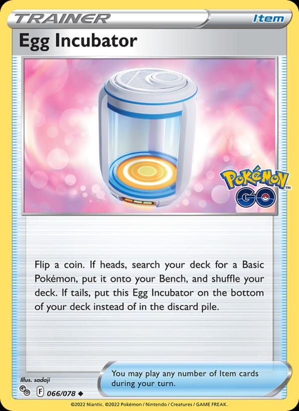 Egg Incubator 066/078 Pokémon GO Pokémon card