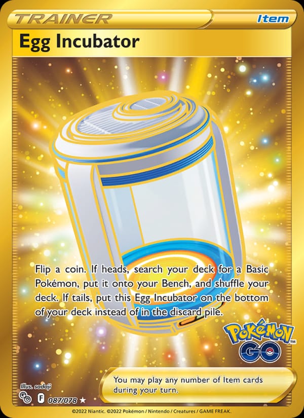 Egg Incubator 087/078 Pokémon GO Pokémon card