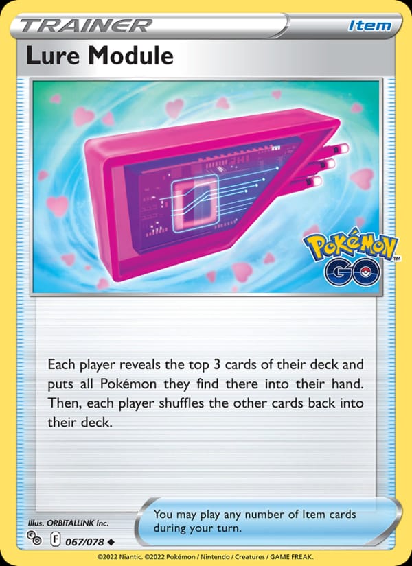 Lure Module 067/078 Pokémon GO Pokémon card
