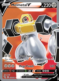 Melmetal V 075/078 Ultra Rare – Pokémon GO Pokémon card