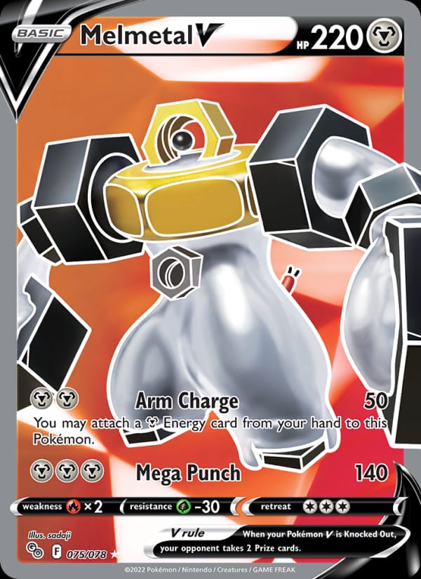 Melmetal V 075/078 Pokémon GO Pokémon card