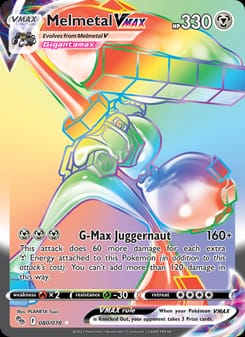 Melmetal VMAX 080/078 Secret Rare – Pokémon GO Pokémon card