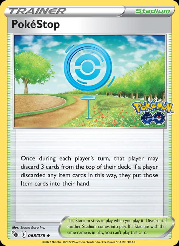 PokéStop 068/078 Pokémon GO Pokémon card