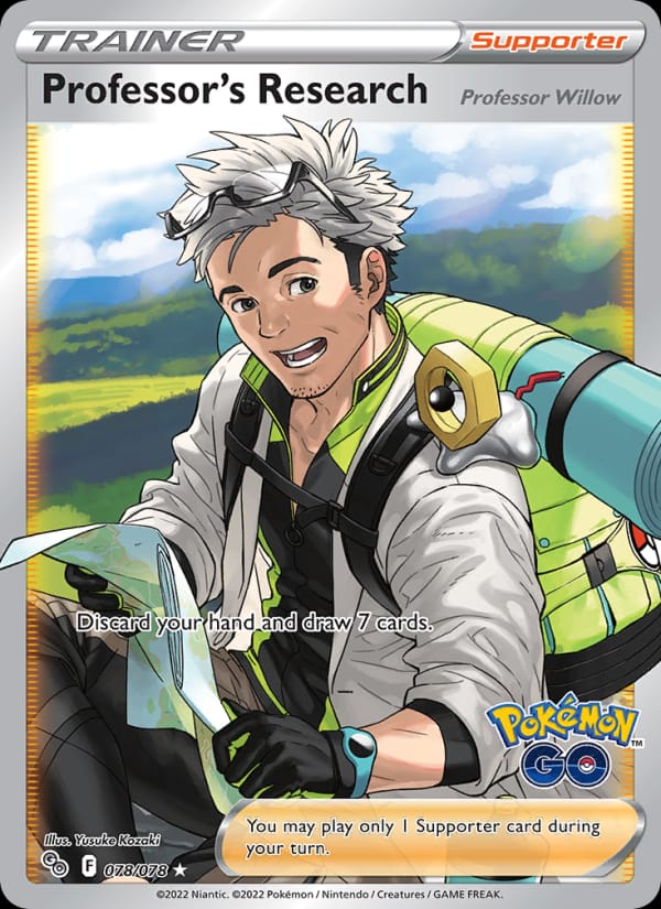 Professor's Research 078/078 Pokémon GO Pokémon card