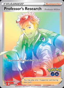 Professor's Research 084/078 Secret Rare – Pokémon GO Pokémon card