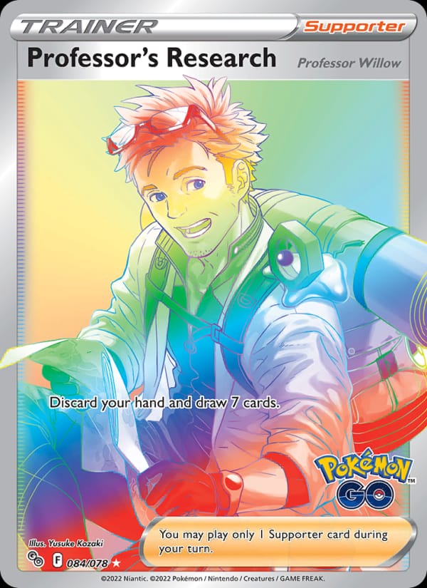 Professor's Research 084/078 Pokémon GO Pokémon card