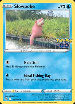 Slowpoke 019/078 Common – Pokémon GO Pokémon card