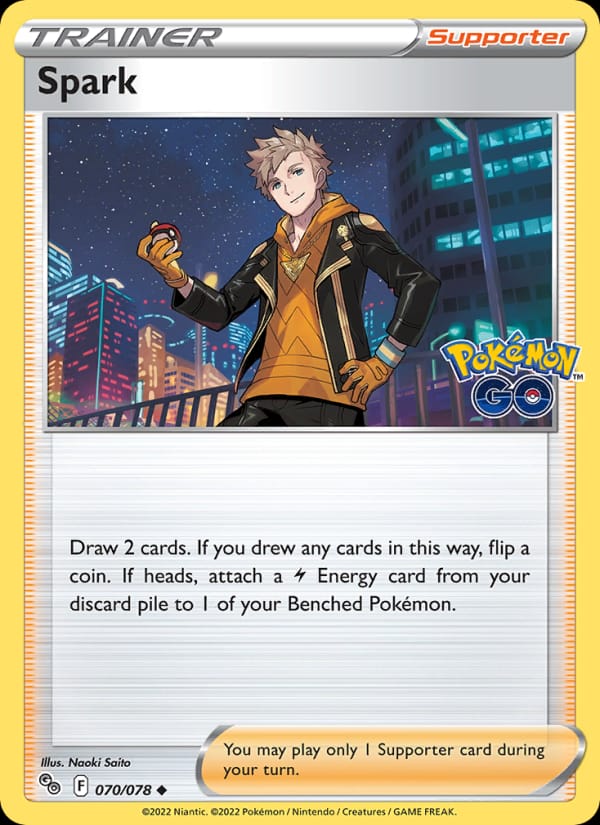 Spark 070/078 Pokémon GO Pokémon card