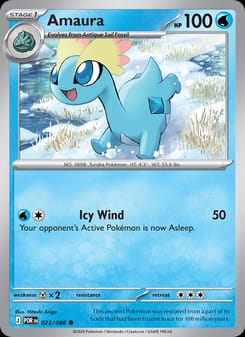 Amaura 023/088 Common – Perfect Order Pokémon card