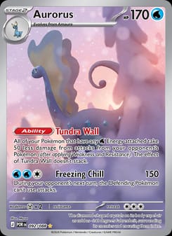 Aurorus 092/088 Illustration Rare – Perfect Order Pokémon card