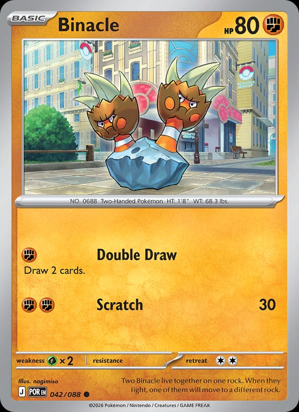Binacle 042/088 Perfect Order Pokémon card