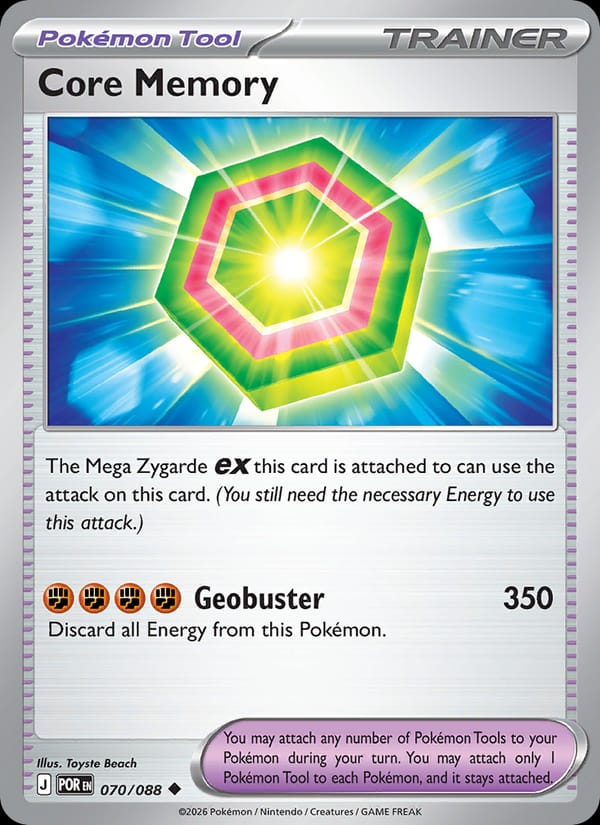 Core Memory 070/088 Perfect Order Pokémon card