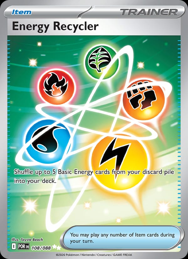 Energy Recycler 108/088 Perfect Order Pokémon card