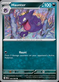 Haunter 049/088 Common – Perfect Order Pokémon card
